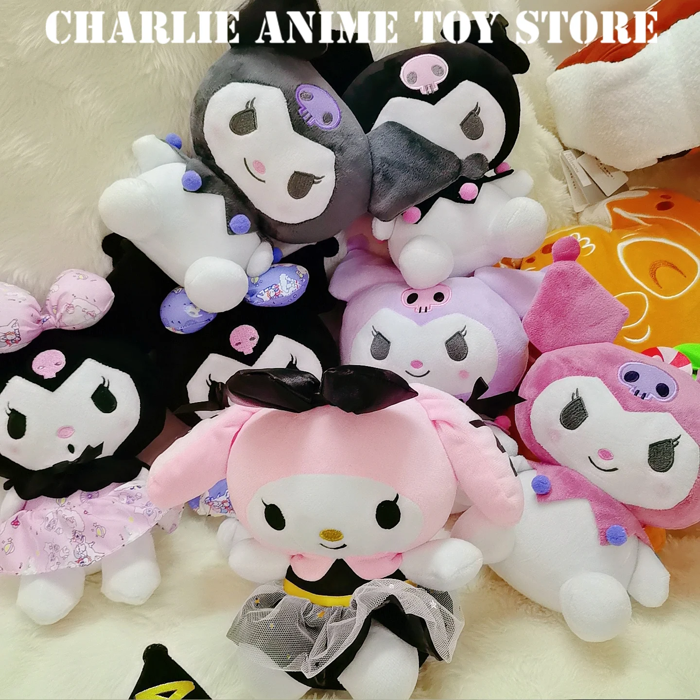 20 سنتيمتر سانريو كورومي ألعاب من نسيج مخملي سينامورول ميلودي محشوة دمية مريحة وناعمة ألعاب من نسيج مخملي عيد الحب هدية عيد ميلاد الطفل