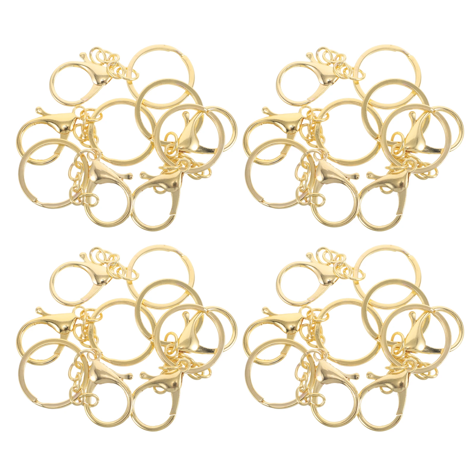 

20pcs Lobster Claw Clasps Heavy Duty Iron Hooks for DIY Keychains Jewelry Accessories Secure Closure Lightweight Portable Charm