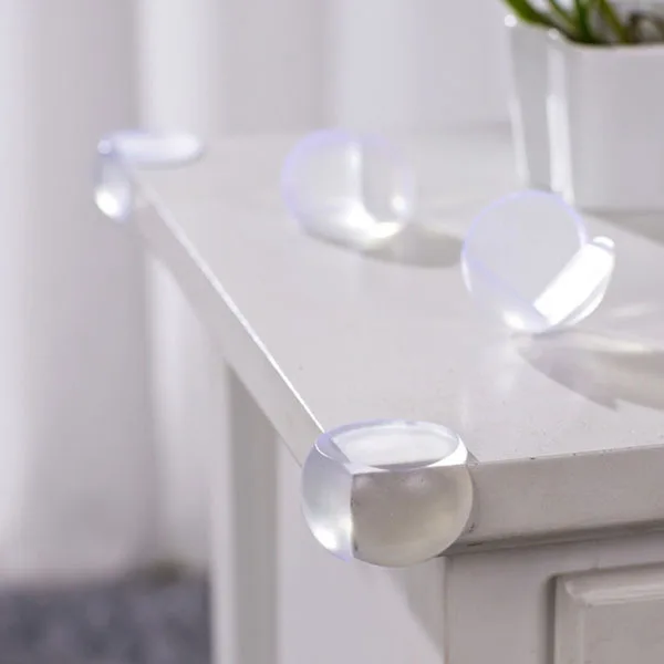 

8Pcs Baby Child Table Corner Cushions Guards Durable Silicone Anti-Collision Protectors Safety Covers for Desk Wall Furniture