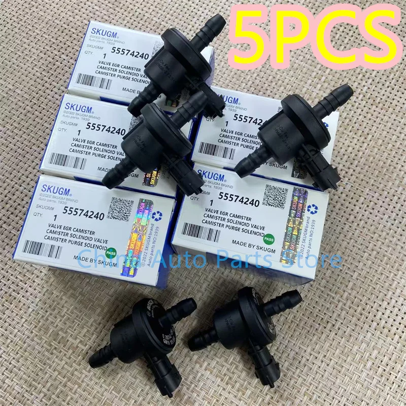 ~ 5pc Fuel tank ventilation valve 55574240/ For Chevrolet Cruze Opel /Astra Holden Corsa Insignia 55353802 acuum Valve Solenoid