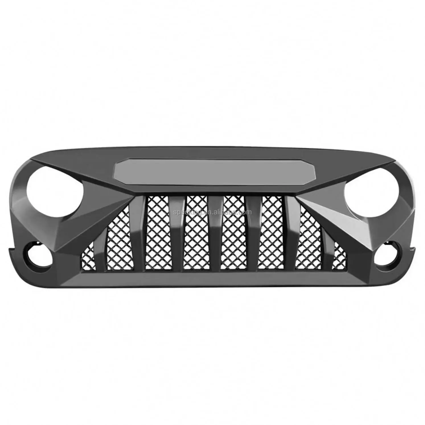 Gobison Front car Grille with light  For JEEP WRANGLER JK accessories 4x4 offroad