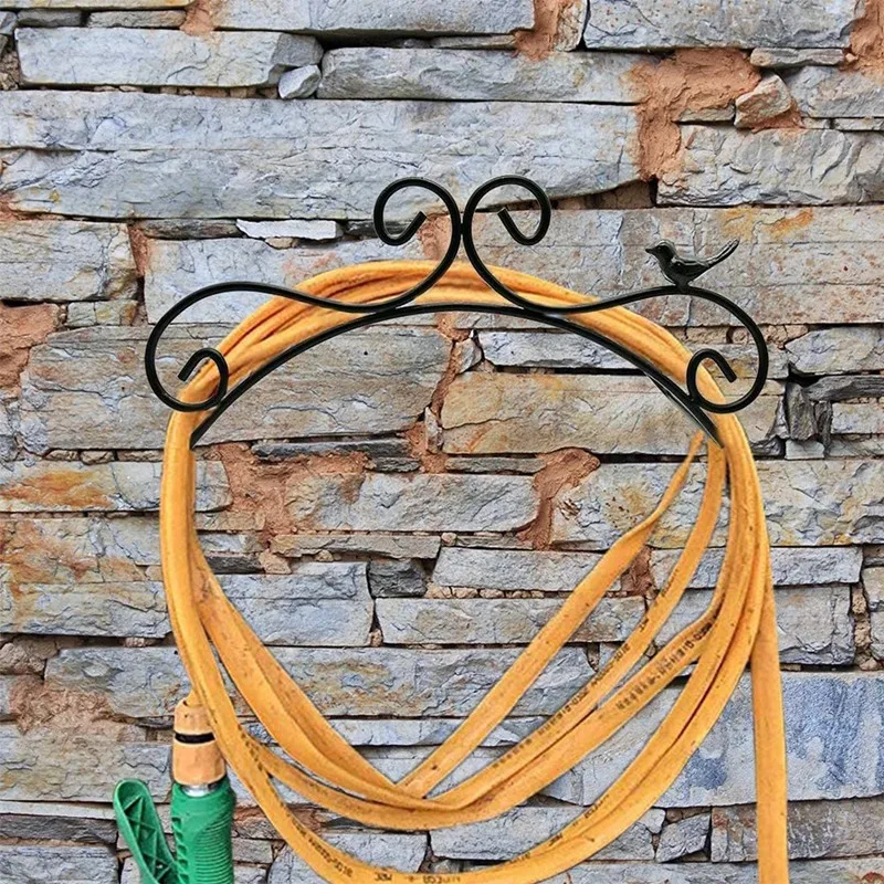 

1Pcs Antique Style Bird Brackets Multifunction Cast Iron Graden Hose Holder Rack Garden Watering Hose Hanger