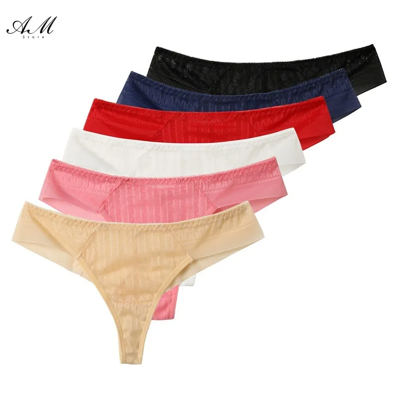 1PCS Sexy Lace Panties Women Plus Size Solid Color Low-rise Comfortable Underwear Ladies Lace Underpant Brief Female Lingeries