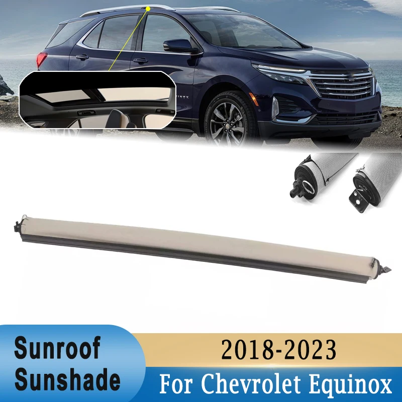 

84448686 Car Sunroof Sunshade Assembly Panoramic Electric Curtain Sun Visor Blind Cover Roller for Chevrolet Equinox 2018-2023