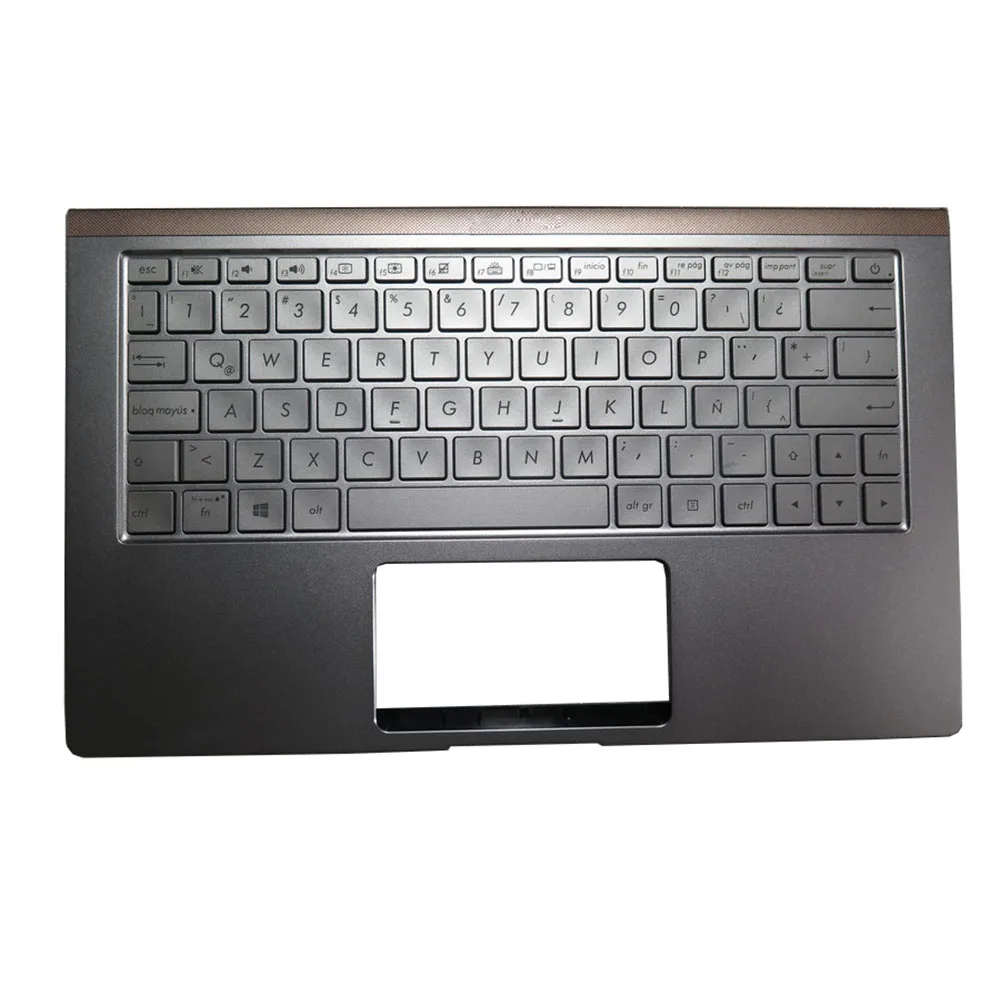 Laptop PalmRest&LA/SP keyboard For ASUS 90NB0JV4-R31LA0 13N1-6AA0PD2 13NB0JY0P14012 90NB0JV4-R31SP0 Silver Top Case With Backlit