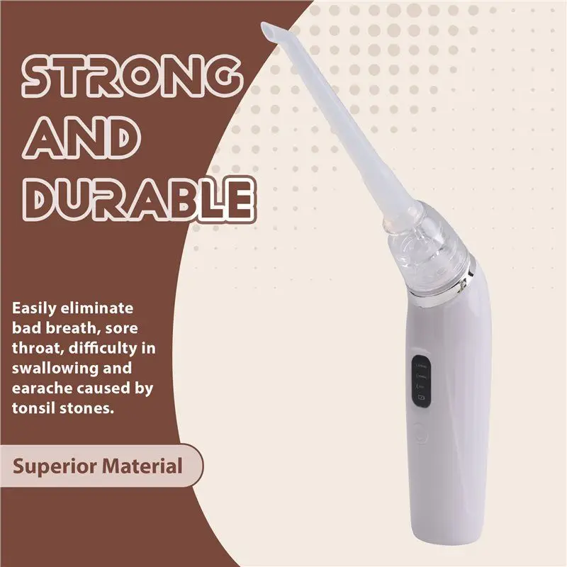 ABRB-Electric Tonsil Stone Remover Tonsil Stone Removal Kit Vacuum With Irrigation Instant Suction Tonsil Stone Removal Kit