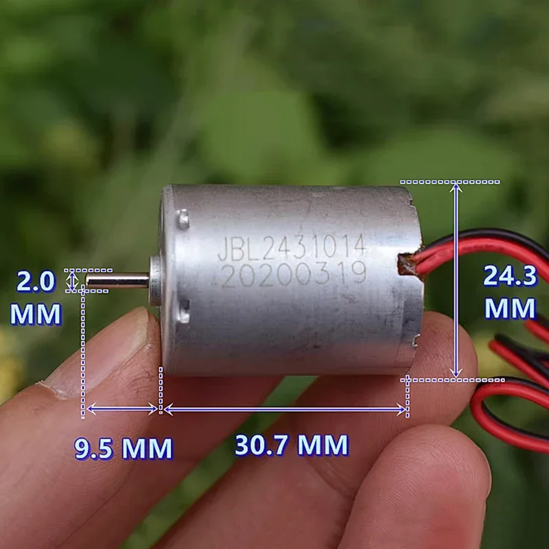 

BLDC 2431 Mini 24mm Internal Rotor DC Brushless Motor DC 24V 2100RPM Low Speed Built-in Driver Silent Brushless Motor