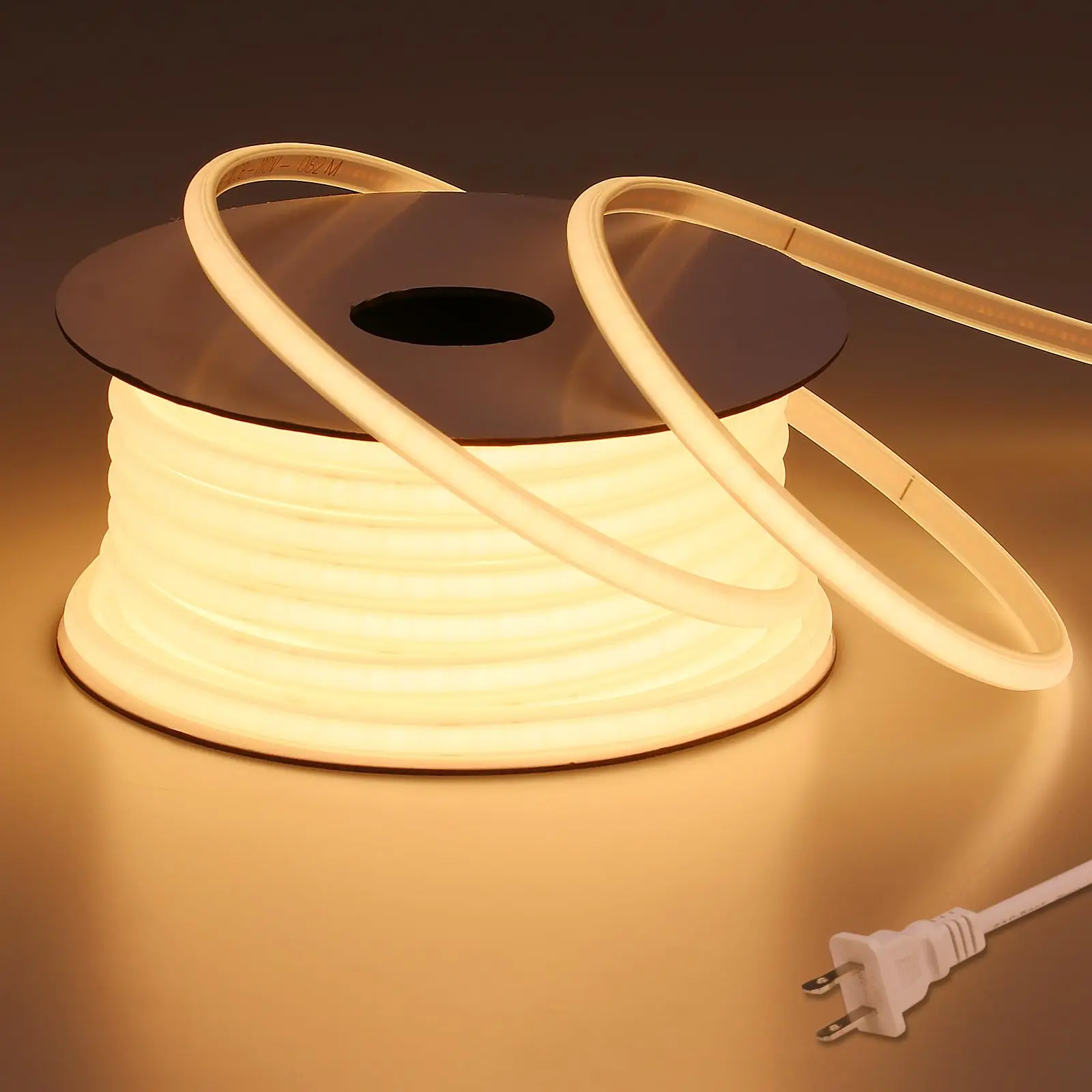 110V Cob LED Tape Outdoor Waterproof LED Strip Lights Decor 3000K Warm White Super Bright 20M Neon Led Strip Garden Lights