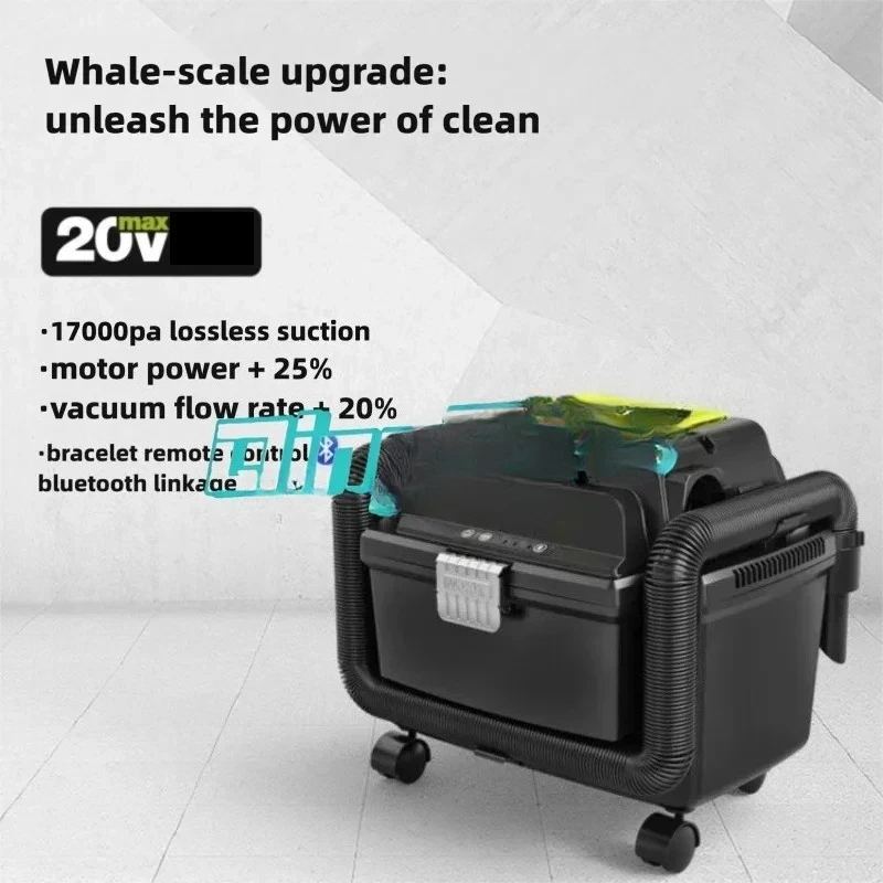 Cordless Vacuum Cleaner Brushless Motor Handheld 2 in 1 Blow and Suction Household High Suction Power Portable Cleaning Machine