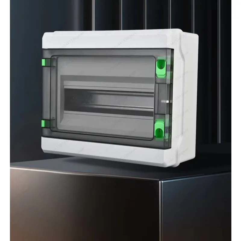 IP65 Waterproof ABS Distribution Box Surface Mount Outdoor Household MCB Circuit Breaker Box 2-24 Way Power Empty Junction Box
