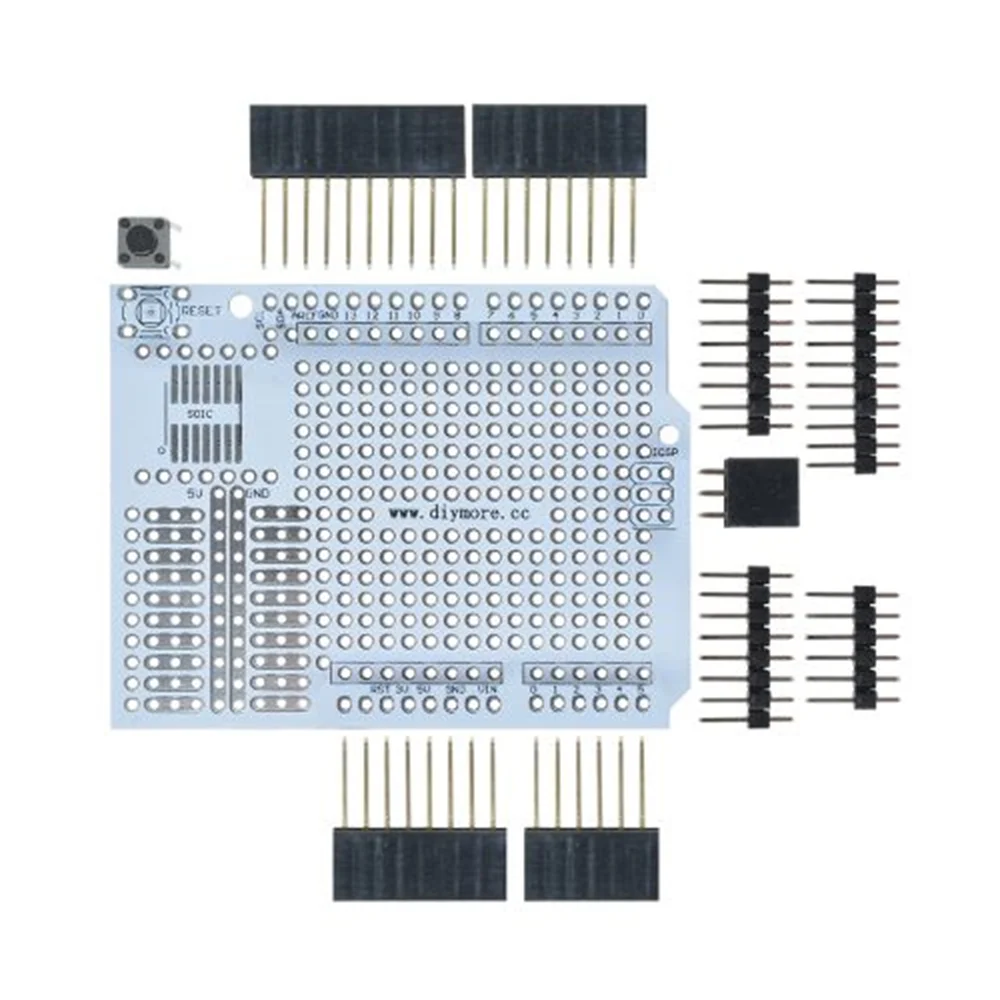 Prototype PCB Development Bread Board Expansion Shield Board Breadboard Protoshield Module For Arduino R3 One Diy Kit 2.54mm