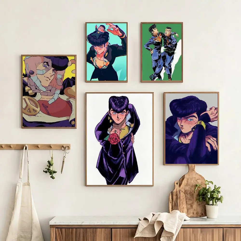 Tough Guy J-Josuke Higashikata Jojo Customizable HD Self Adhesive Waterproof Wall Art Poster