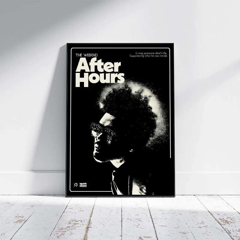 Hot Popular Singer The Weekend Music Album Cover Posters Canvas Printing Modern Wall Art Picture for Living Room Home Decor Gift