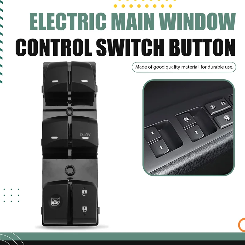 A20K-For Hyundai Elantra 2012-2016 Electric Master Window Control Switch Button 93570-3X032RY 93570-3X012 935703X032RY LHD