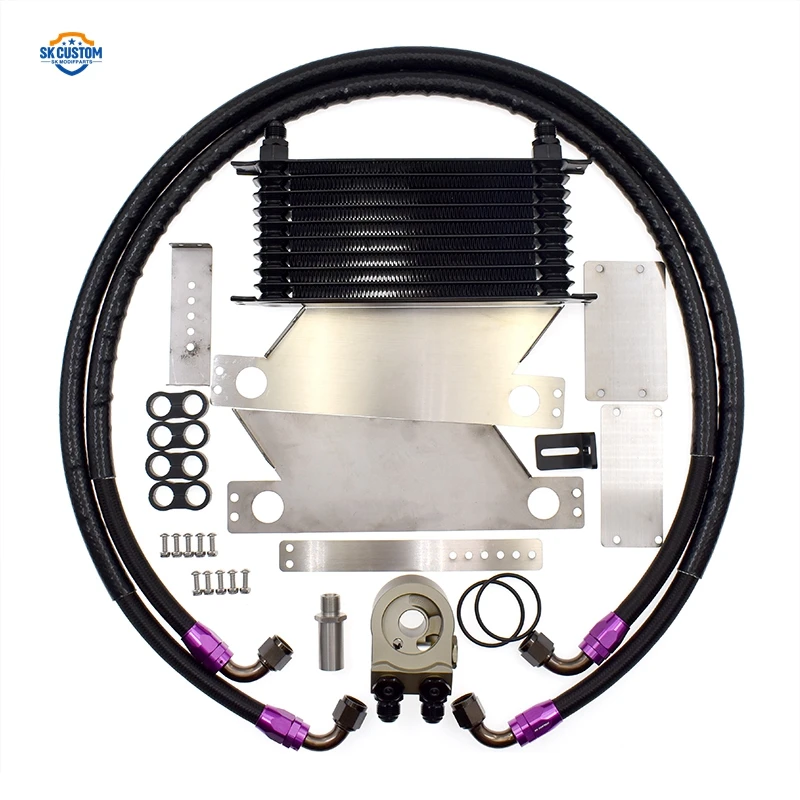 

MSEngine Oil Coolant Kit for Fa20 Engine Oil Cooler Kit for Toyota GT86 Subaur BRZ ZN6 ZD6 Oil Cooling Cooler