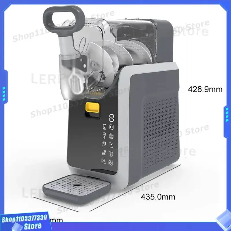 6 in 1 Soft Ice Cream Slush Machine for Home and Commercial Use with 5 Preset Modes Making Cold Drinks Shakes and Frozen