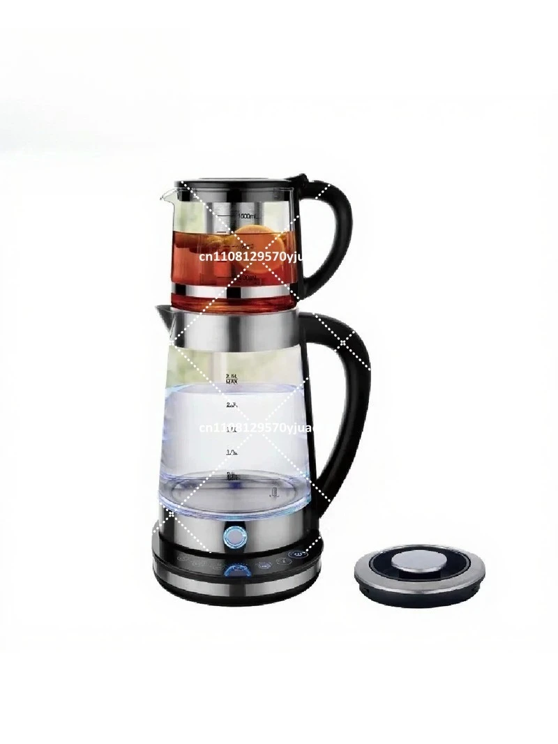 Household Double Layer Electric Kettle 2.2L Large Capacity Tea Pot Brewing Kettle for Hot Water