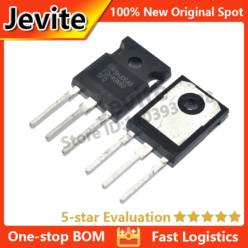 

Jevite 100% новый телефон, контроллер 5-10 единиц/лот FGH40N60 FGH40N60SFD TO-247 600V 80A IGBT триодный транзистор