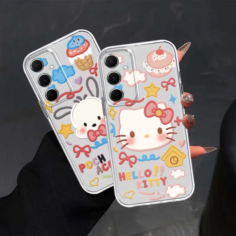 

Cute Pochacco Lively Pattern Phone Case For Samsung Galaxy S26 S25 S24 S23 S22 S21 S20 FE Lite Pro Plus Ultra Space