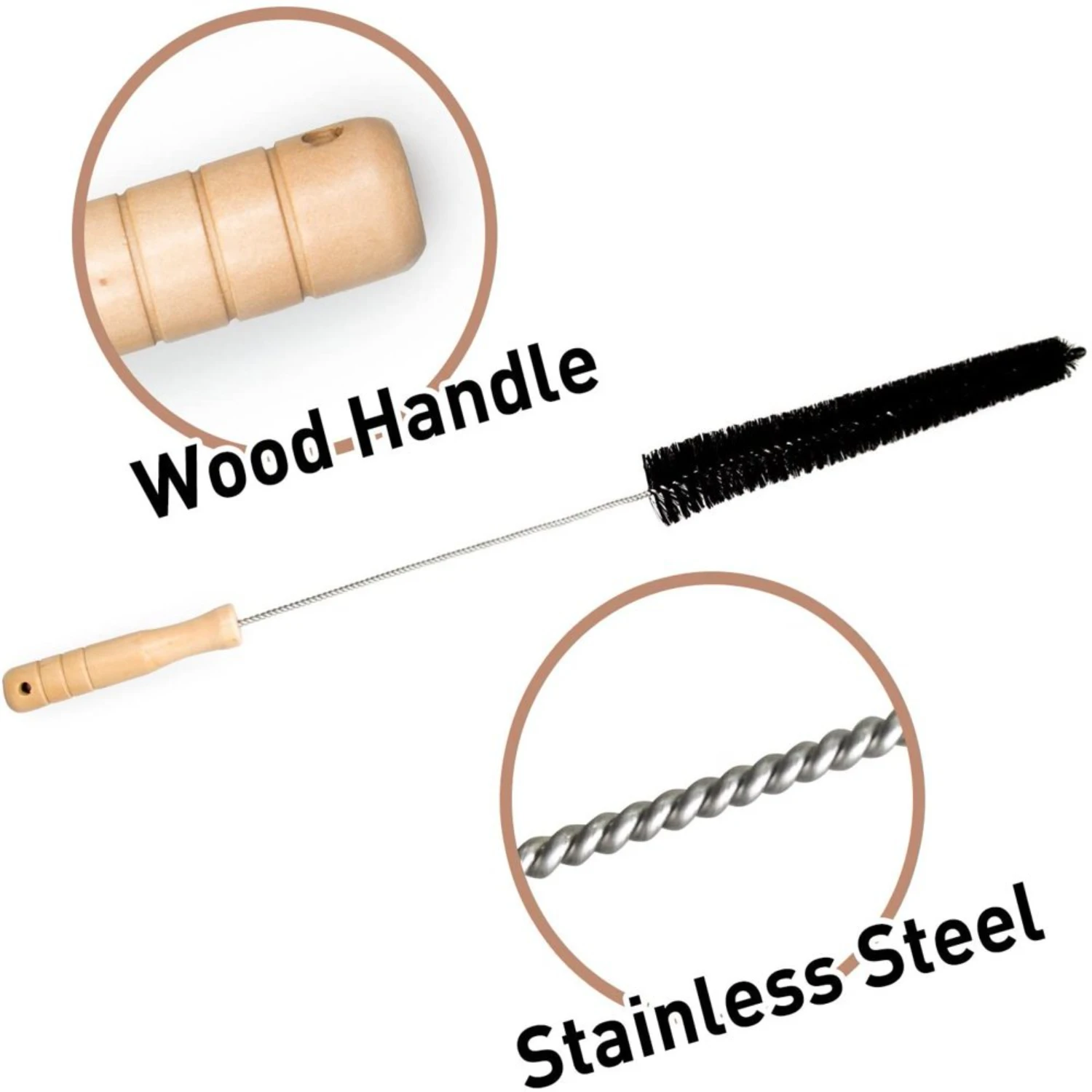 حزمة مجفف تنفيس الأنظف عدة مجفف الوبر فرشاة تنفيس فخ نظافة طويلة مرنة فرشاة لفائف الثلاجة (2 قطعة) #3