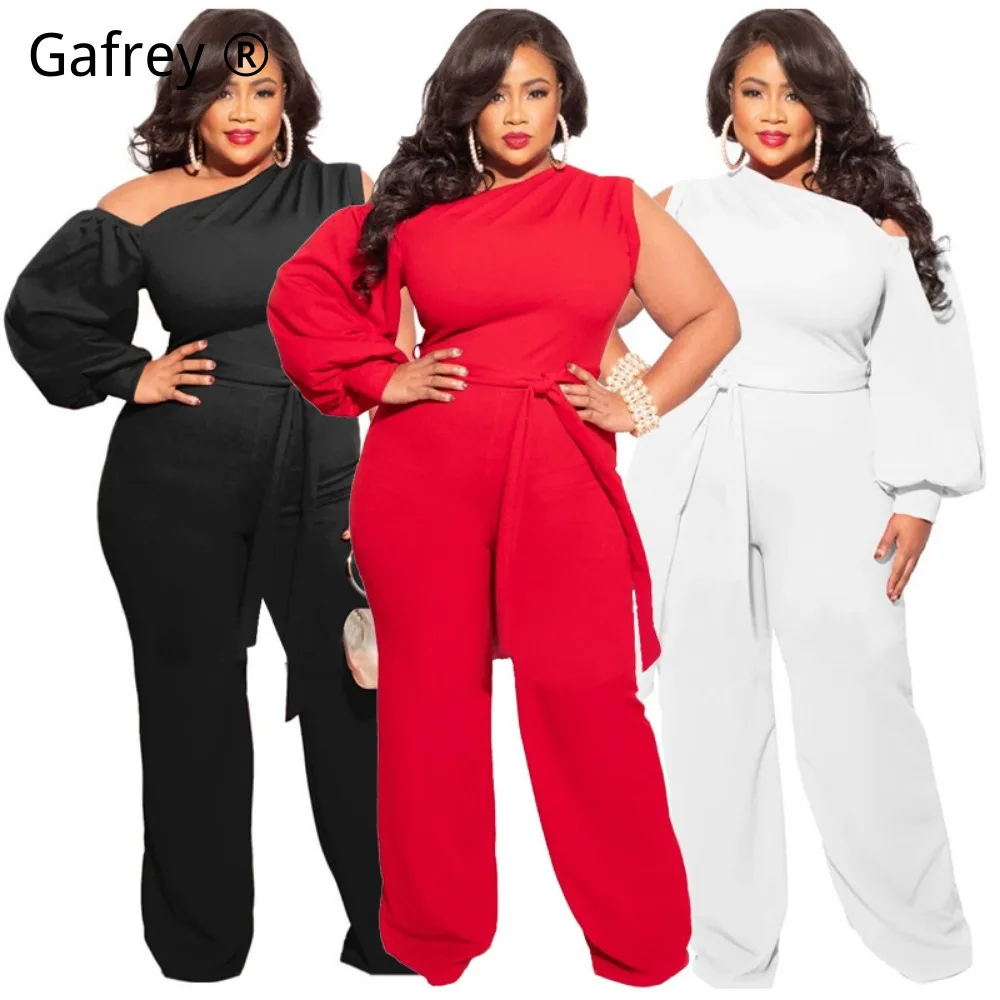 

Plus Size Women Jumpsuit Wide Leg Pants Casual Sporty Loose Fit Long Romper Overalls Comfortable Daily Wear Outfits for Ladies