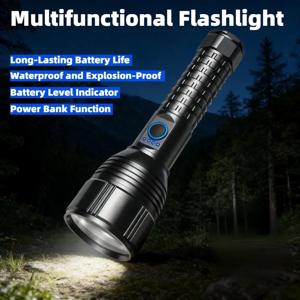 Multifunctional Explosion Proof High Brightness Long Endurance Long Range Flashlight for Fire Control Security Patro