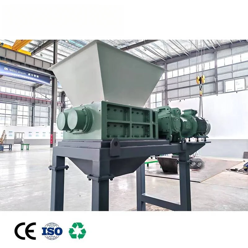 WELL-Atech Supplies Dual-Axis Shredders, Suitable For Shredding Kitchen Waste Paper, Cardboard, And Plastic Bottles