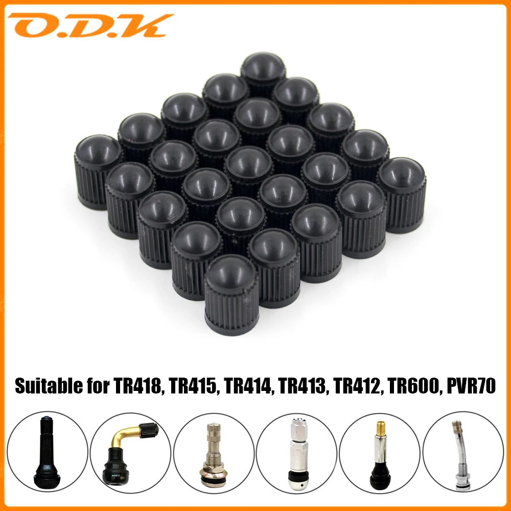 Tire Stem Valve Caps,  with O Rubber Ring, Plastic Universal Stem Covers for Cars, SUVs, Bike and Bicycle, Trucks, Motorcycles