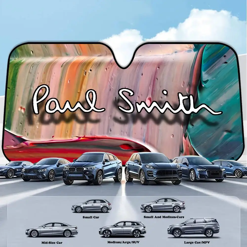 

P-Pauls S-Smiths складной солнцезащитный козырек на лобовое стекло 70x130 см аниме мультфильм фольга автомобильный солнцезащитный козырек защита от солнца