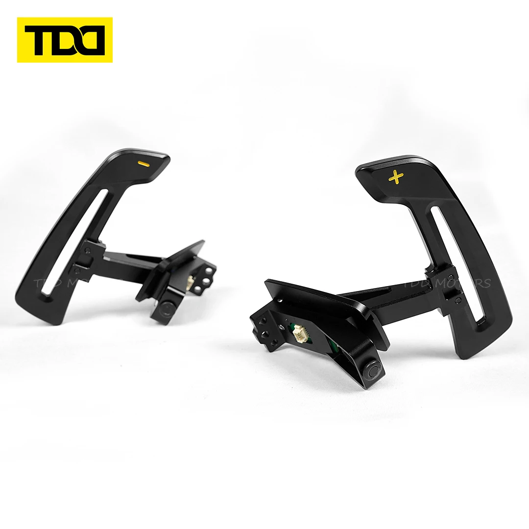 

Магнитные лопастные переключатели из алюминиевого сплава TDD для Porsche 992 GT3, желтый/зеленый/синий/серебристый/красный "+" знак