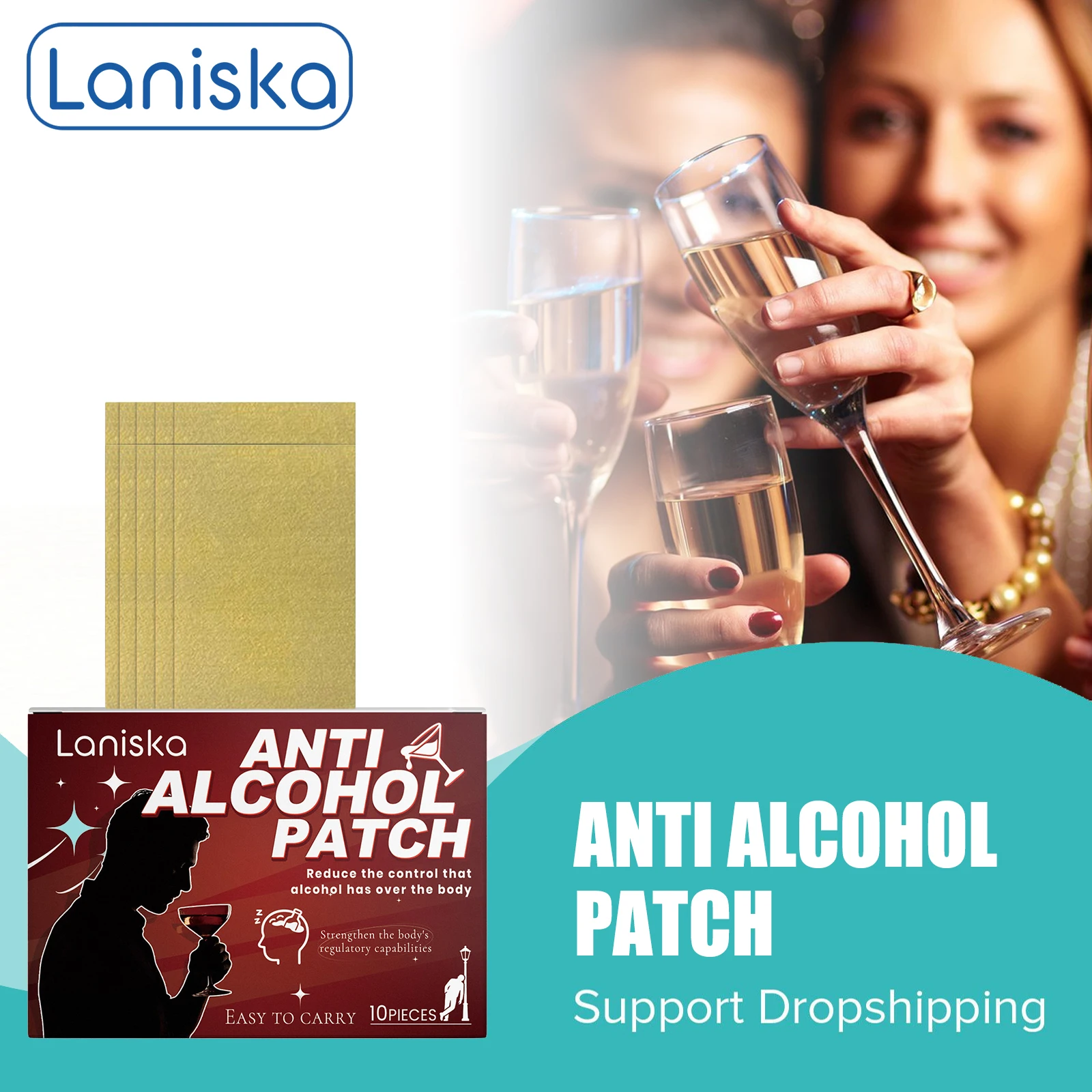 

10/20/30/40pcs Quit Drinking Patch Relief Alcohol Addiction Anti Alcoholism Stop Drinking Protect Liver Herbal Hangover Plaster