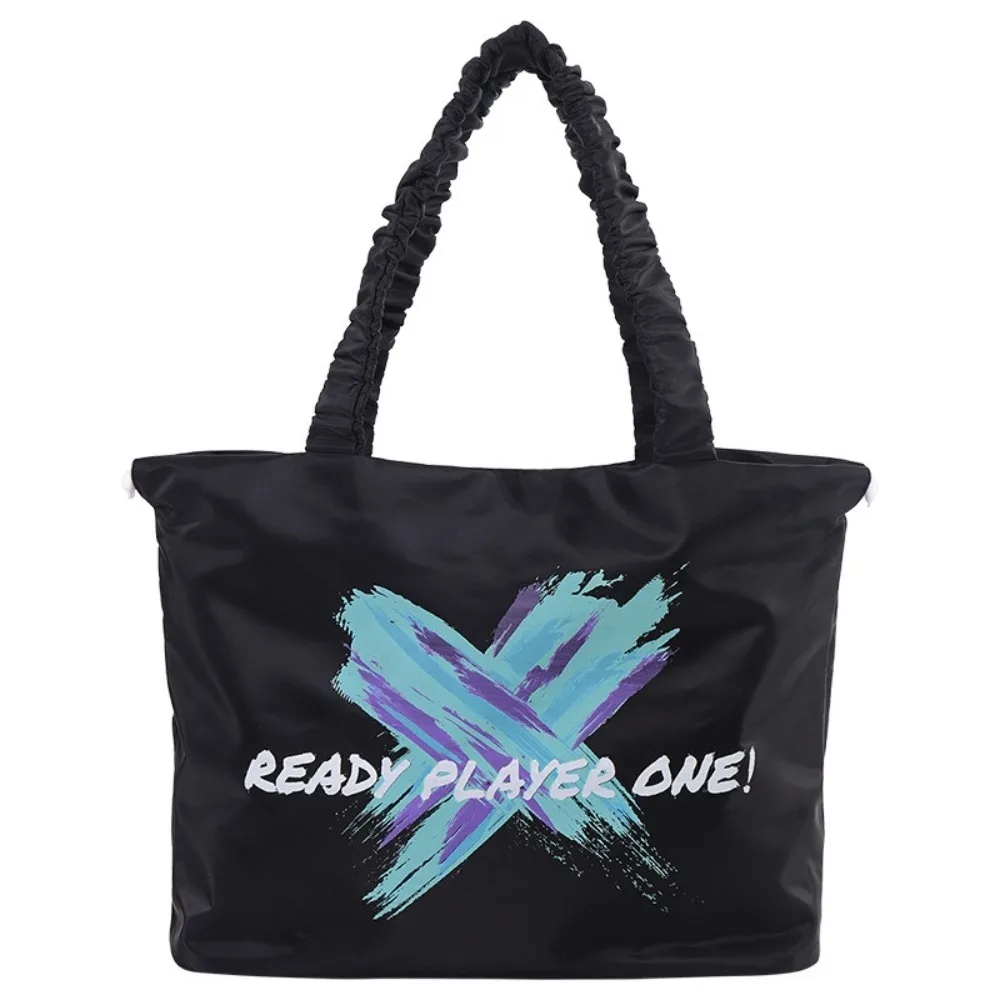 

Casual Dry Wet Separation Swimming Shoulder Bag Large Capacity Korean style Beach Bag with Handle Shopping Storage Bag Women
