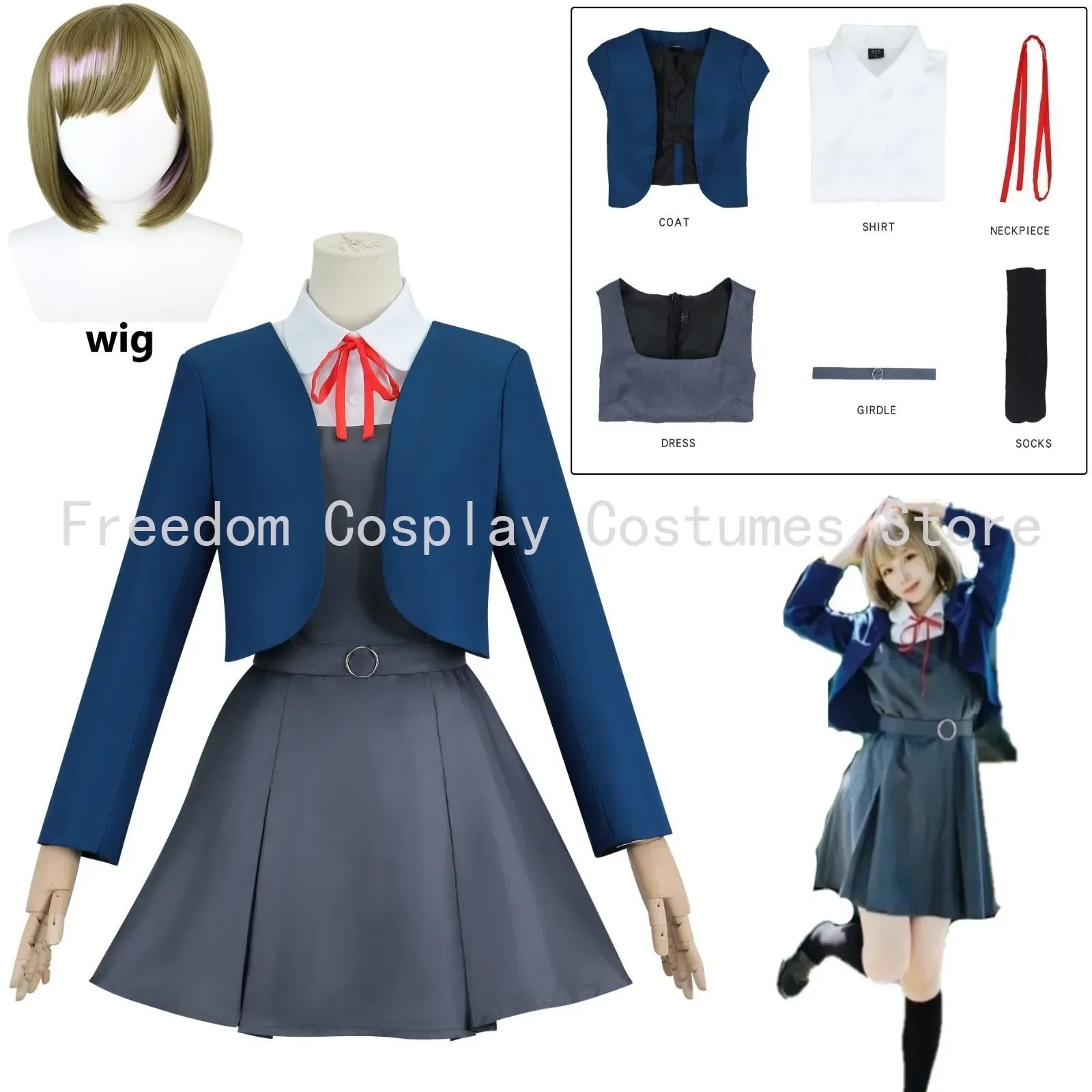 

Liella Tang Keke Shibuya Kanon Cosplay Costume wig Anime LoveLive Superstar School Idol JK Uniform Carnival Outfit Girls Women