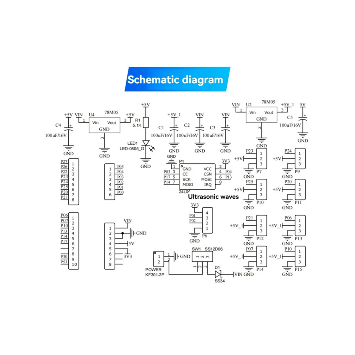 【2025{الإلكترونيات】{8 قنوات PWM محرك سيرفو لوح تمديد التحكم في ذراع الروبوت على متن 2.4G مع جهاز تحكم عن بعد 2.4G #5