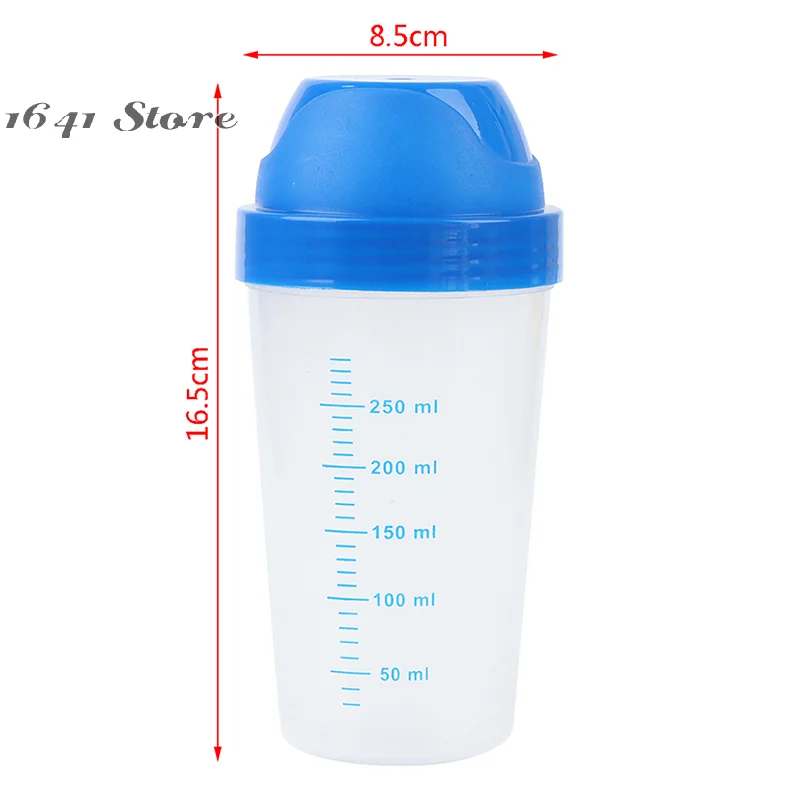 1pc 300ml Shaker Bottle Creative Milkshake Protein Powder Mixing Bottle Shake Cup