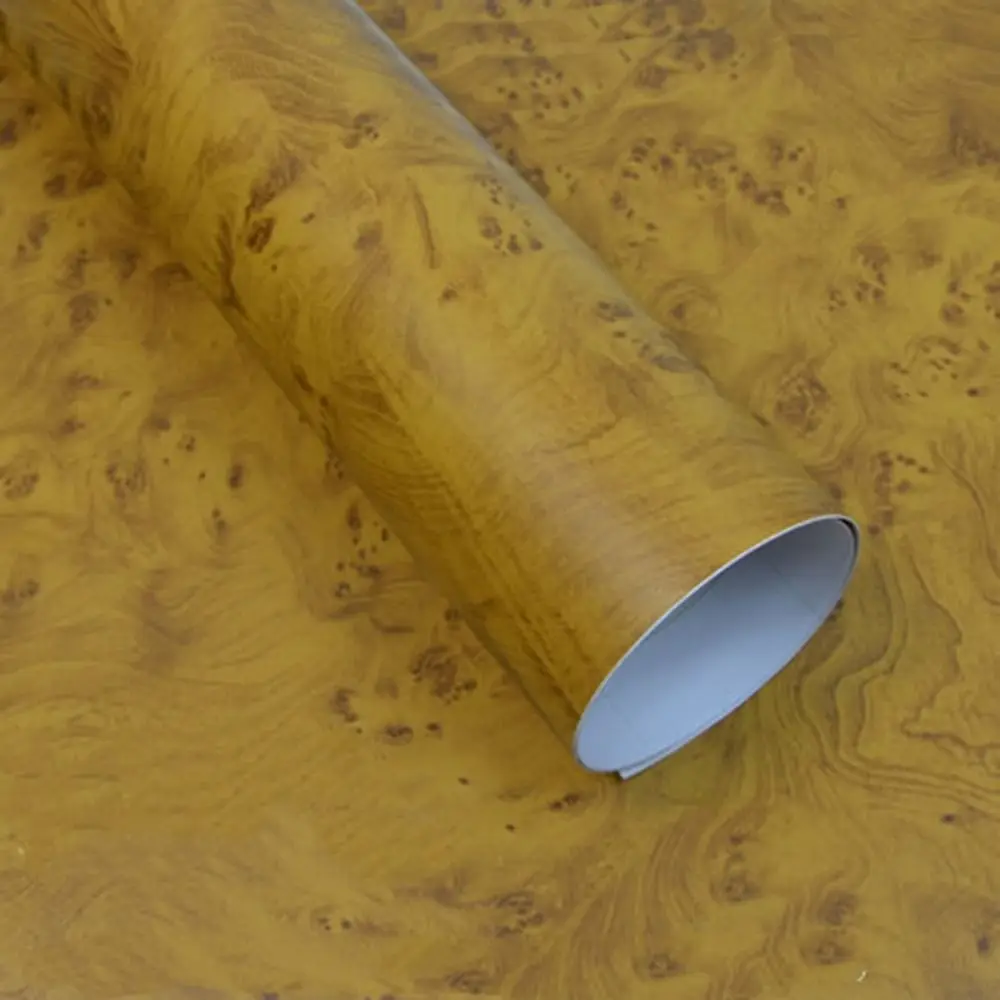 Bubble Free Wood Grain Decal Stickers Self Adhesive Vintage Vehicle DIY Film High glossy/Matte Thickened Car Interior Vinyl Wrap - view 2
