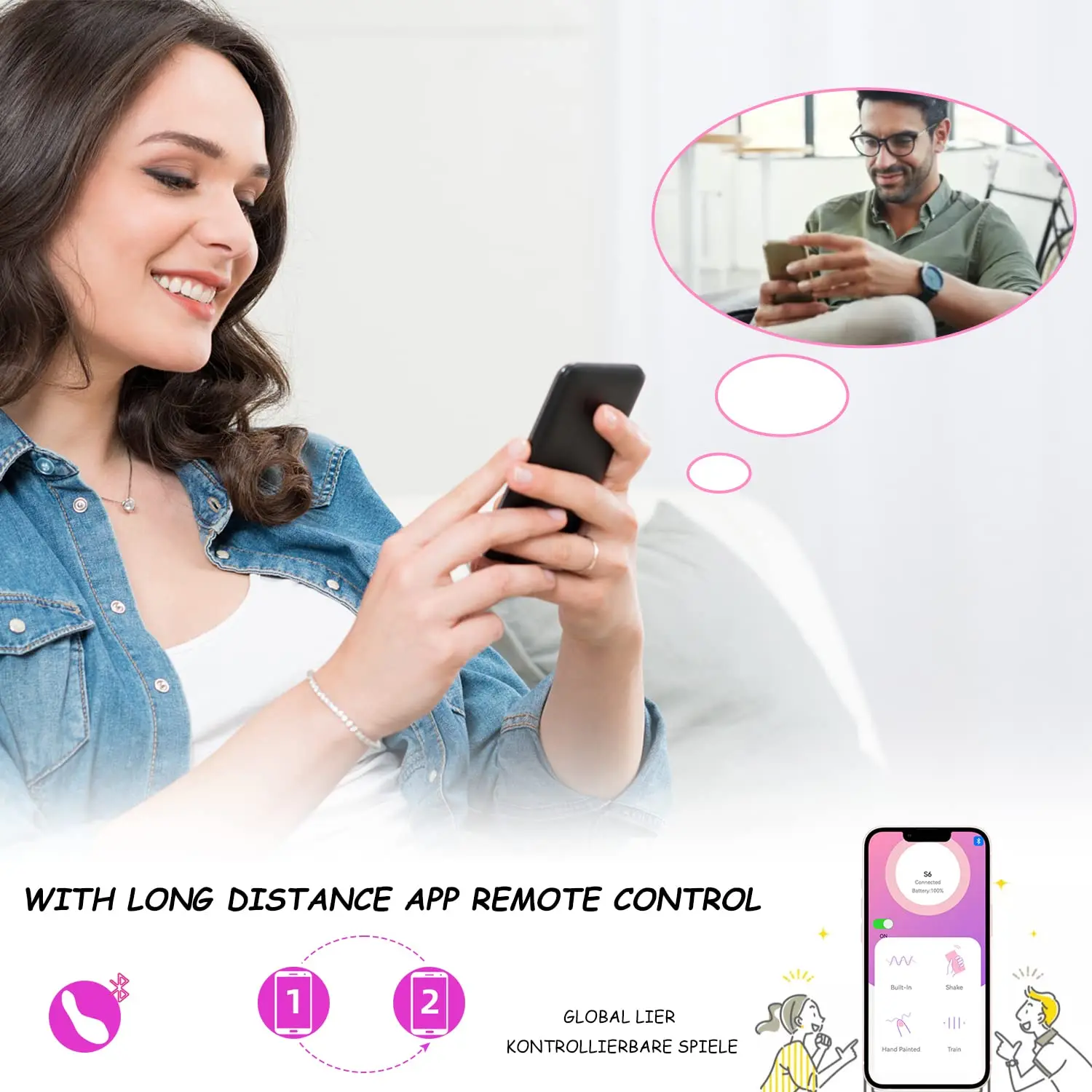 APP التحكم عن بعد البيض الهزاز، 10 سرعة G-بقعة تدليك المهبل البظر مع اللباس الداخلي يمكن ارتداؤها، محفز مثير الكبار للنساء #2