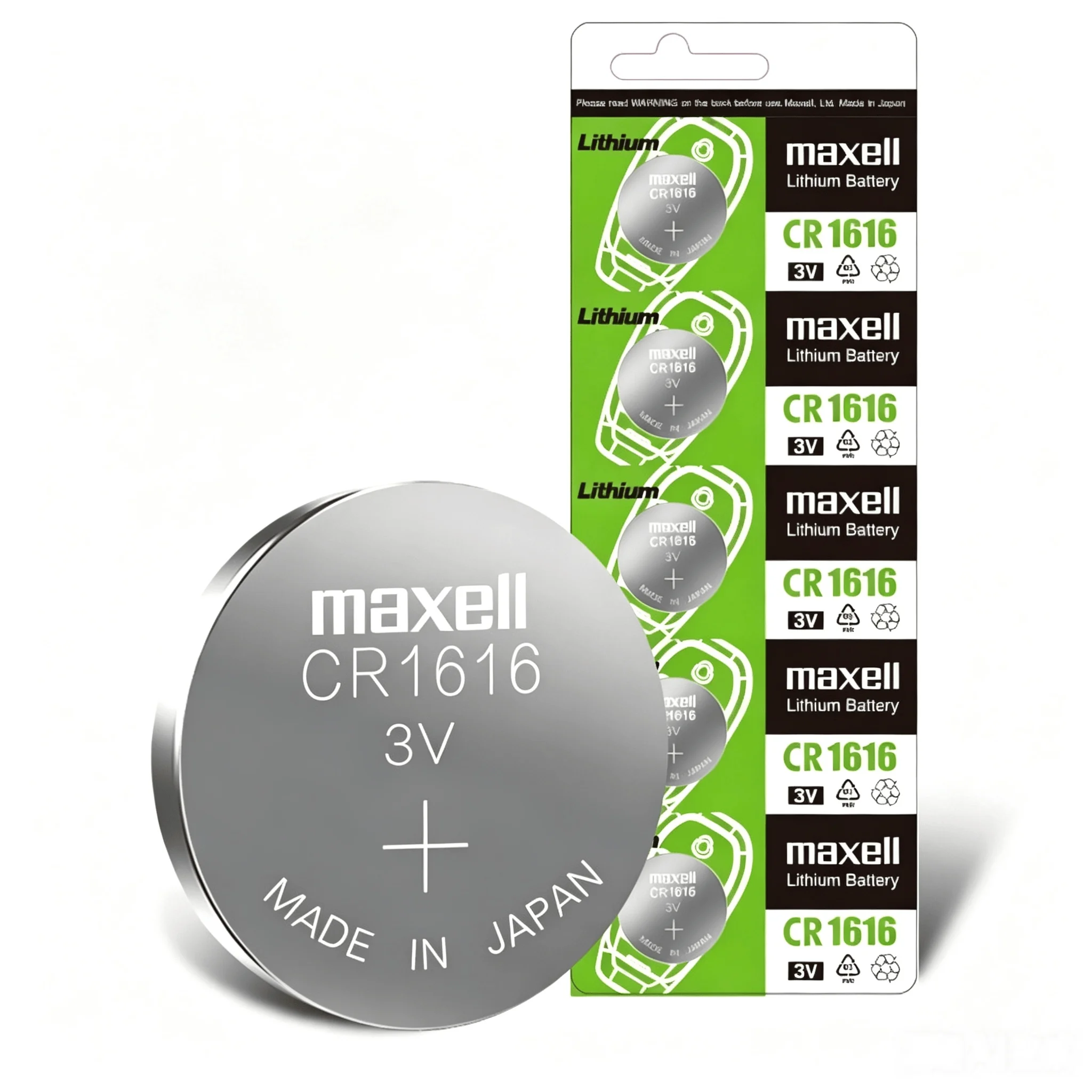 5-100PCS Original Maxell CR1616 3V Anti-Leak Lithium Button Battery For Watch Calculator Clock Remote Control Toys view 2