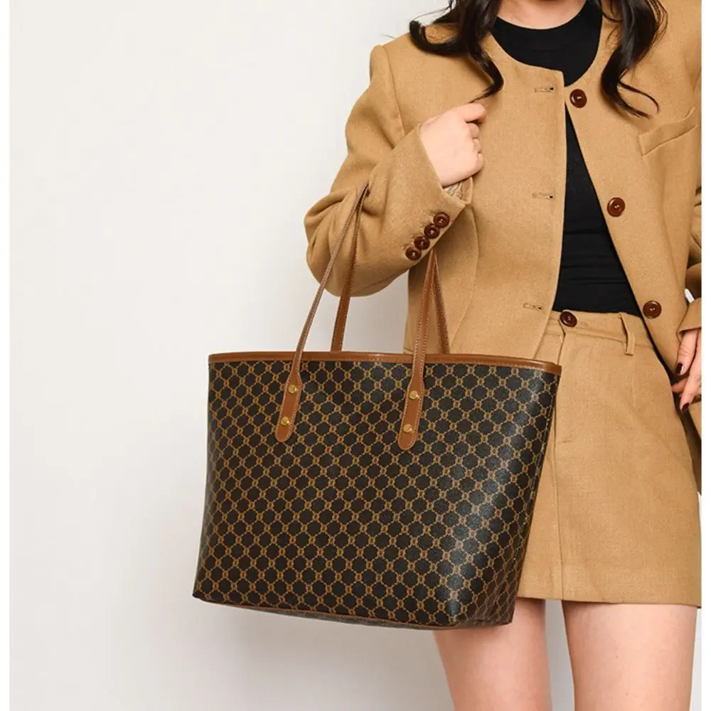 Fashion Women Handbags Classic Design  Shoulder Bag Large Capacity Tote Bag Ladies Casual Commuting Bag