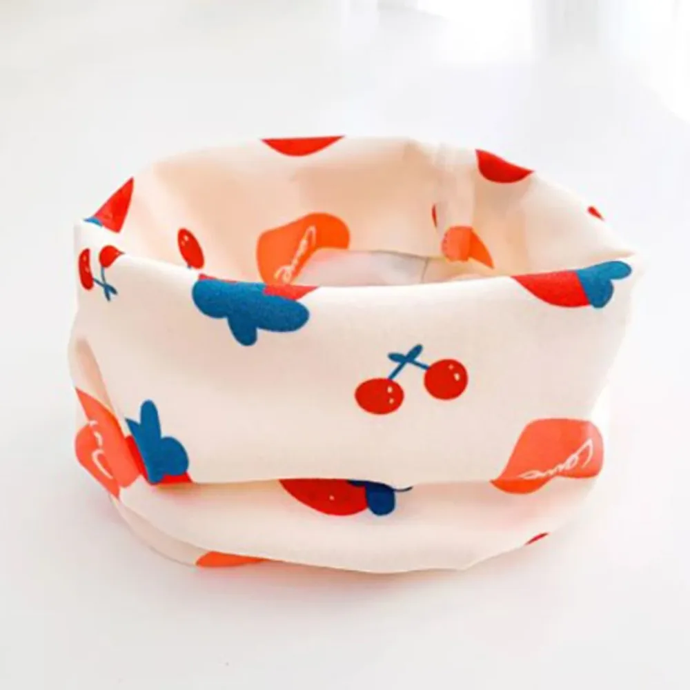 

Soft and Skin Friendly 0-12years Winter Kids Scarf Breathable Windproof Cotton Children Warmer Neck Scarf Warm Dacron