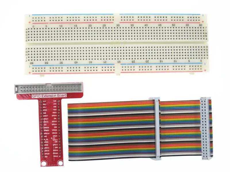 Raspberry Pi 3&Raspberry Pi 2 Model B GPIO adapter plate gold plug-in version+MB-102 830 points Breadboard +GPIO cable kit