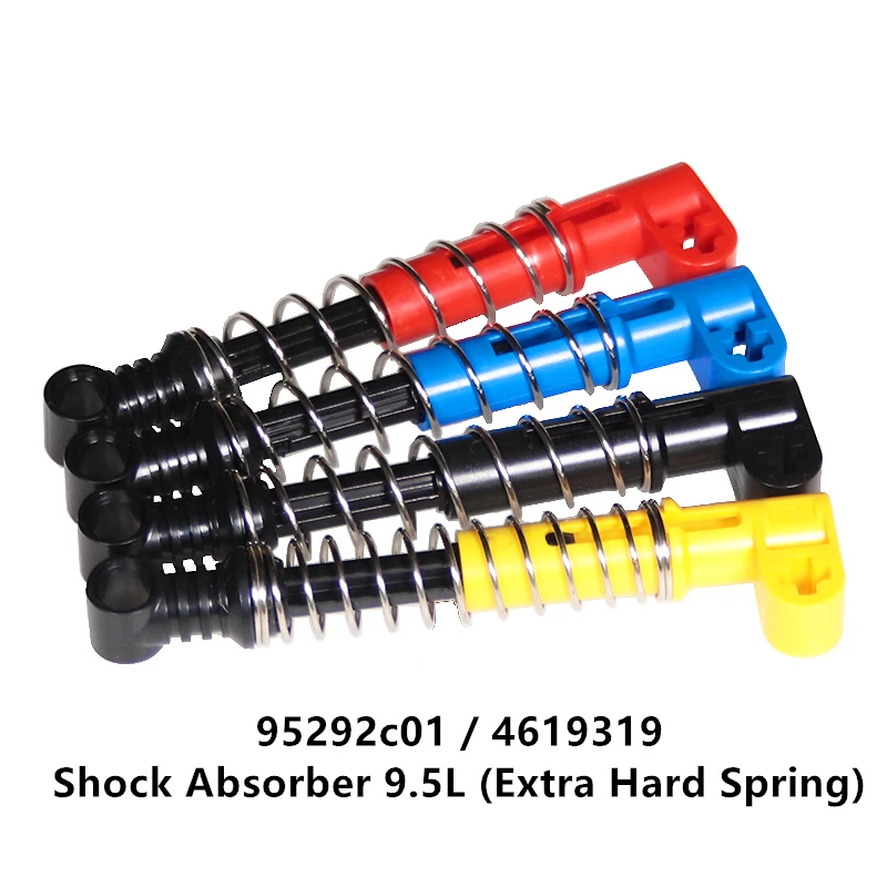 Rainbow Pig MOC Parts 95292c01 Technical Shock Absorber 9.5L Extra Hard Spring Brick DIY Building Block Kid Toy