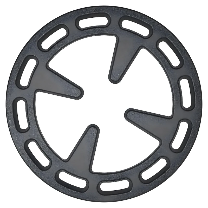 Round Cookware Trivet with Cutout Metal Design, 12cm/4.72inch Serving Rest for Warm Cookware, Teaware, Cups and Daily Meal B03E