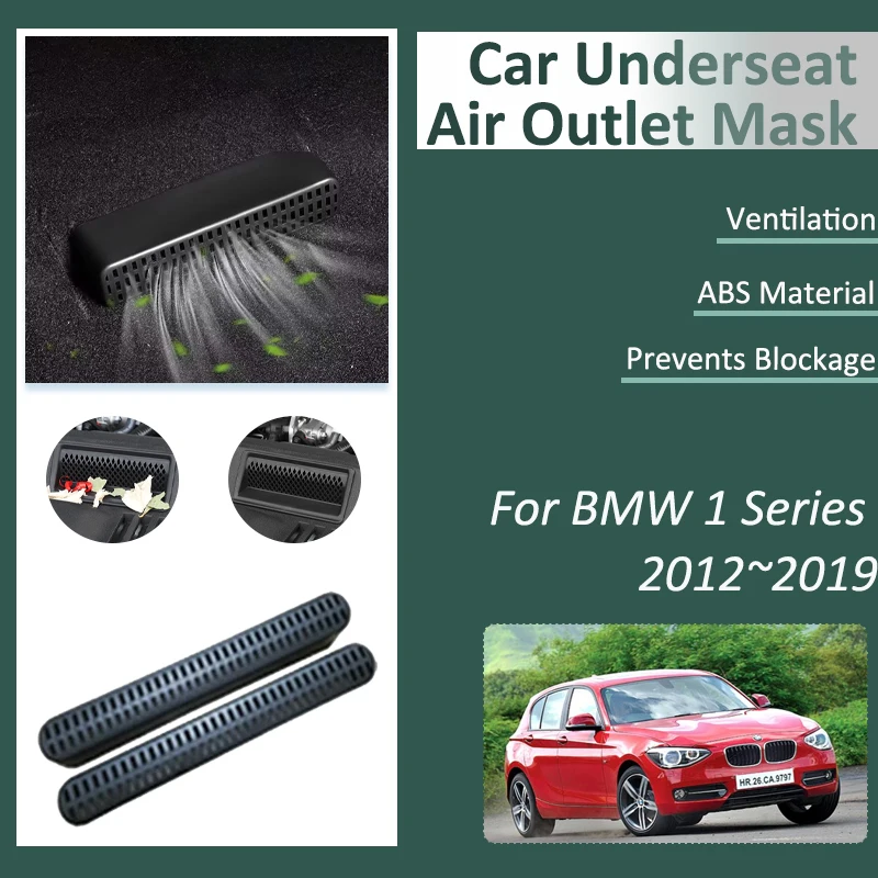 

Car Air Vent Outlet Cover For BMW 1 Series 2012~2019 Under Seater Protector Anti Debris Dust Conditioner Covers Auto Accessories