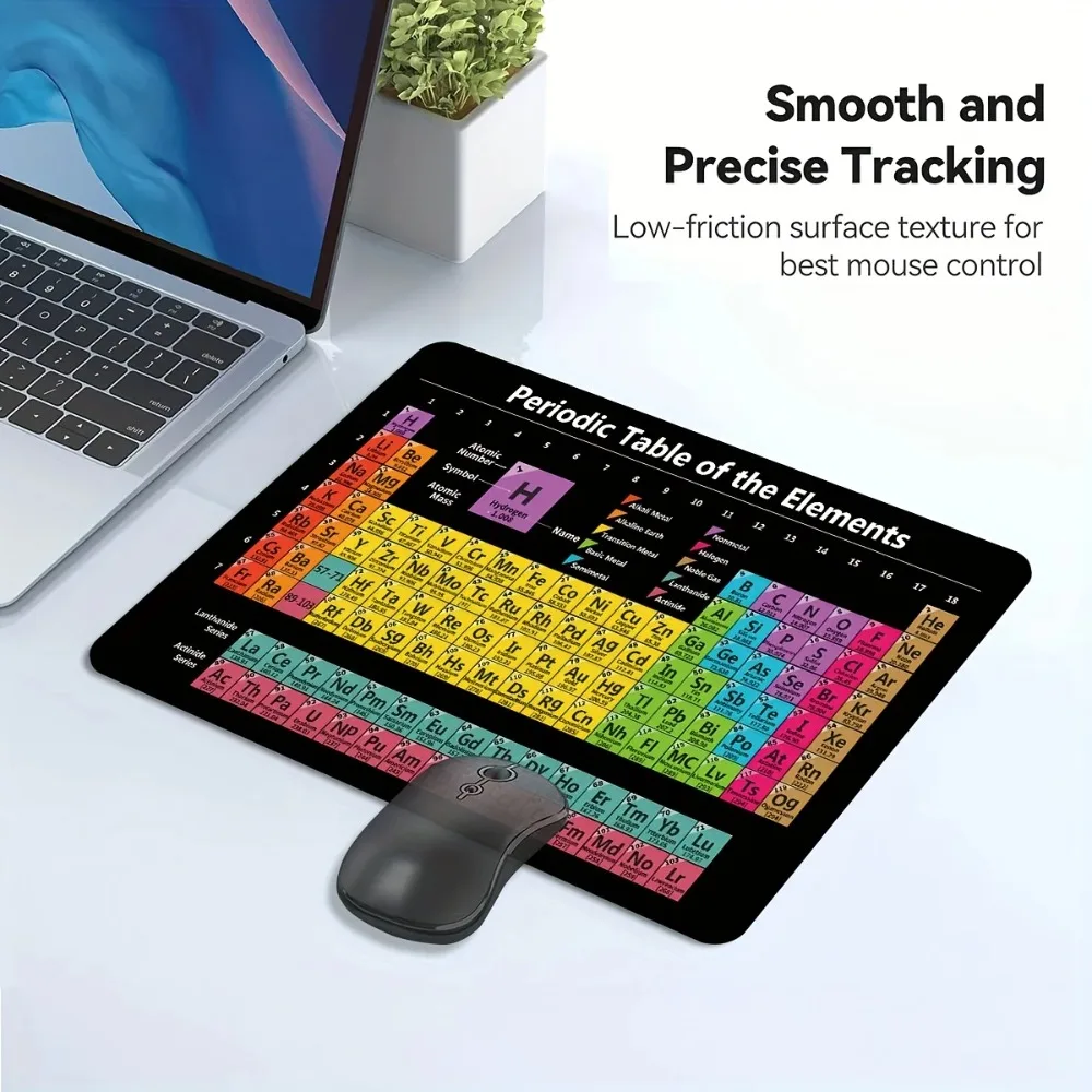 CIFBUY Periodic Table Gaming Mouse Pad Large Non-slip Rubber Desk Mat Extended Keyboard Mat Office Computer Accessories