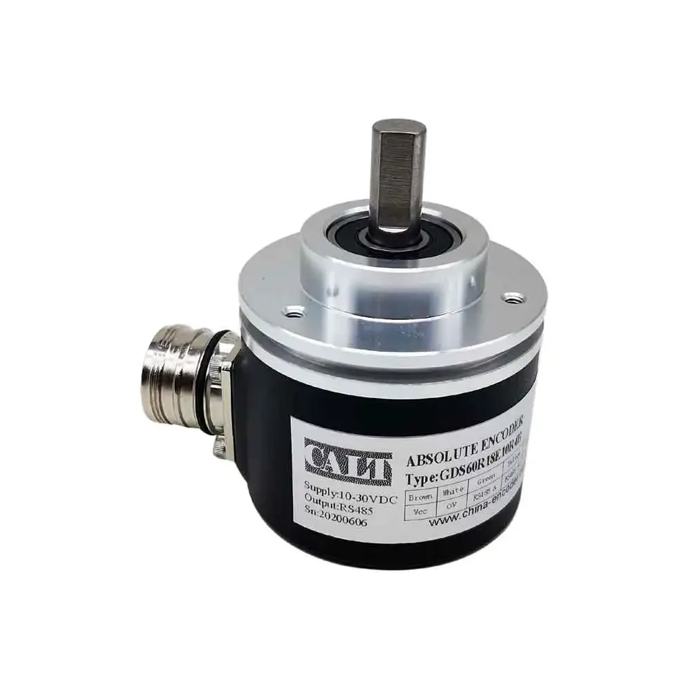 

GDS60R18E10R4B Optical Absolute Rotary Encoder Single Lap 18 Bits with RS485 Output