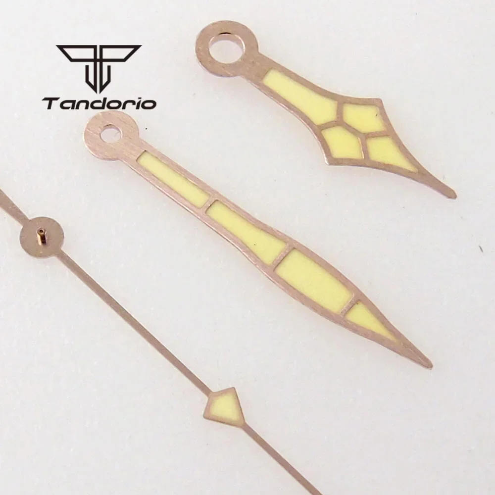 Rose Gold brushed Snack Watch Hand for NH35A NH36A NH70 NH72 4R35 ETA 2824 2836 PT5000 ST2130 Dive VIntage Watch Mod Parts
