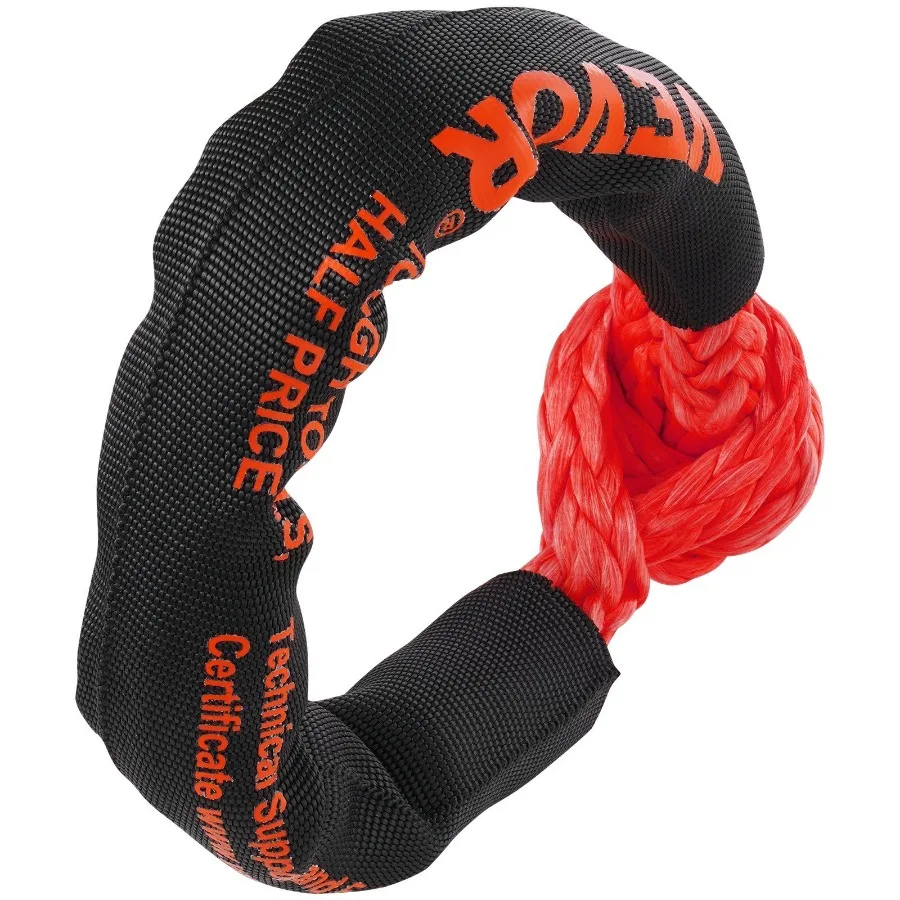 

Soft Shackle Synthetic Rvery Rope 2PCS 1 2x22 44092lbs Break Strength