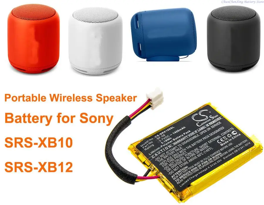 

Cameron Sino 1400mAh Battery SF-08 for Sony SRS-XB10, SRS-XB12