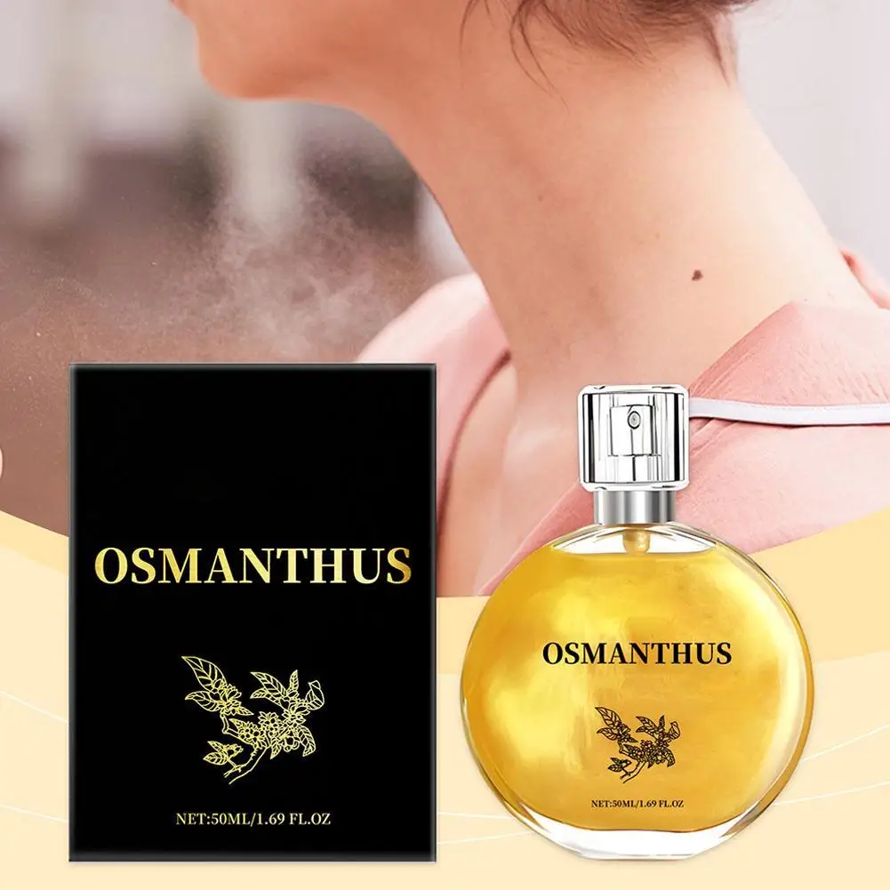 50ml Osmanthus Perfume Female Women Body Spray Long-lasting Floral Scent Fresh Pheromone Charming Moisturizing Natural Gift